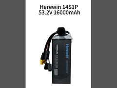 هناوين 14S1P 16Ah 53.2V بطارية طائرة بدون طيار 25C معدل تفريغ