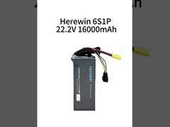 هنا 6S1P 16000mAh 22.2V 25C بطارية ليبو للطائرات بدون طيار