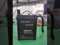 هنا 16000mAh 12S 45.6V 25C بطارية الـ