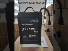 هناين 12S ليبو بوك بطارية الطائرات بدون طيار 22Ah 45.6V 25C شحن سريع