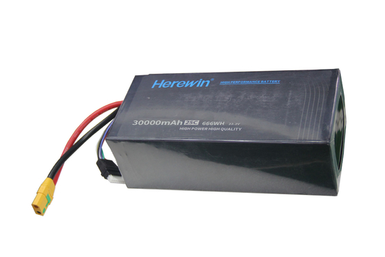 شراء بطارية هيروين 30000mAh UAV بطارية 6S1P 22.2V التصنيع عبر الإنترنت