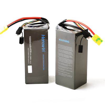 طائرة بدون طيار بطارية ليبو 6s 16000mah الجهد هنا 22.2V 25C للطائرات بدون طيار