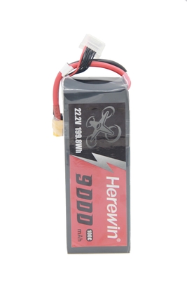 هيروين 6S ليبو كيس ناعم بطارية Fpv 9000mAh 100C حزمة ل RC