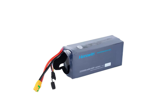 6S1P 22.2V 22000mah بطارية ليبو Soft Pack Herewin بطارية طائرة بدون طيار