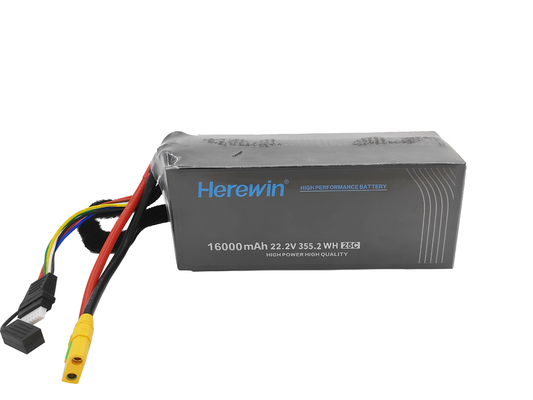 هناين 22.2 فولت 6s 16000mah بطارية ليبو Soft Pack بطارية طائرة بدون طيار 2.08kg