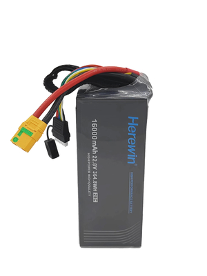 MSDS UN38.3 BIS 6S1P 25C بطارية ليبو للطائرات بدون طيار 16000mAh 22.8V