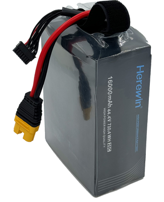 طائرة مراقبة بدون طيار 12S 22Ah 44.4V بطارية كيس ليبو 25C بطارية طائرة بدون طيار
