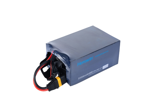 هيرواين 12S1P 22Ah 45.6V بطارية ليبو للطائرات بدون طيار 25C بطارية ليبو للياقة الذكية
