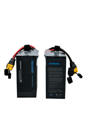 14S1P 51.8V 22000 MAh بطارية طائرة بدون طيار 25C Herewin بطارية الطيران الذكية