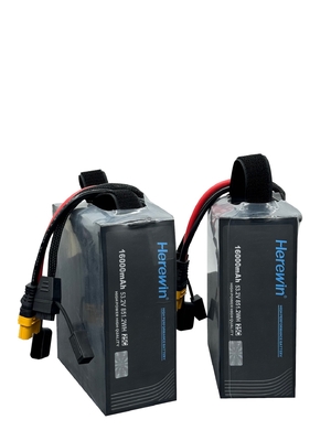 14S1P 16Ah 53.2V بطارية طائرة بدون طيار 25C معدل تفريغ 16000mAh