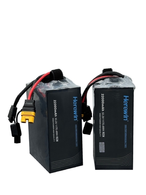 هيرواين 14s بطارية 53.2V 22000mAh كيس سوفت باك 25C بطارية LiHv للطائرات بدون طيار