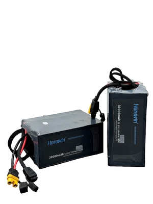 توصيل طائرة بدون طيار ليبو 25 سي بطارية 14S1P 30Ah 51.8V 30000mAh 8kg
