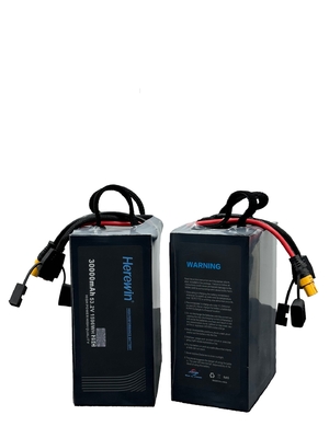 30000mAh 14S 53.2V 25C بطاريات Uav Lipo في حزمة ناعمة هنا