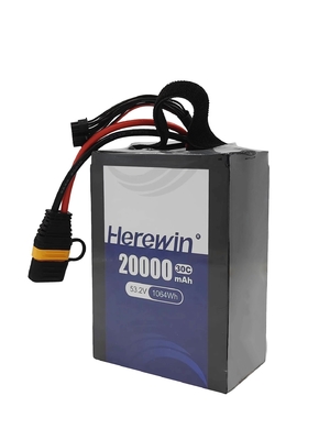 هناين 14S بطارية طائرة بدون طيار 20000mah 53.2V 30C بطارية الرذاذ UAV