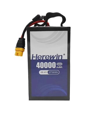 18S1P 40000mAh هيرون Soft Pack بطارية طائرة بدون طيار