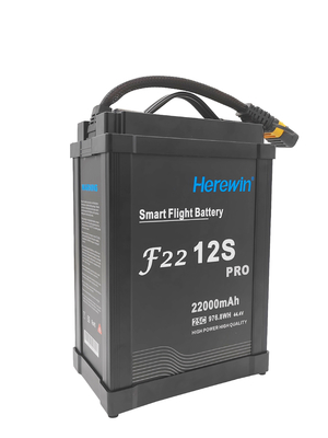 12S بطارية طائرة بدون طيار 22000mah 44.4V 25C بطارية طائرة بدون طيار ذكية