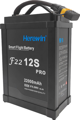مدة حياة أطول هناوين 12s 22000mah بطارية ليبو 44.4V 976.8wh 22AH 25C الرذاذ بدون طيار