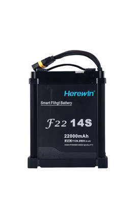 بطارية ليبو عالية الأداء 22000mAh 25C 51.8V ذكية 14s مع سداد AS150U للطائرة بدون طيار الزراعية