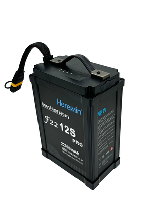 12s 22000mah الطائرة الذكية الزراعية بدون طيار بطارية لي أيون حزمة بطارية الليثيوم عالية السعة للطائرات بدون طيار