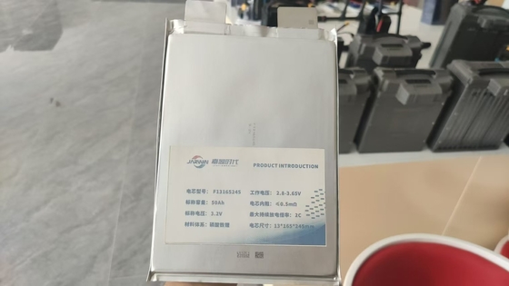 بطارية آمنة وعالية الكثافة الطاقة LFP Lifepo4 كيس 50Ah 3.2V