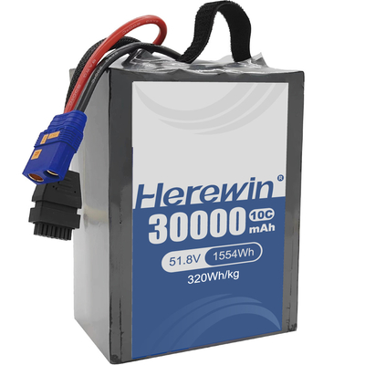 بطارية Herewin Semi-Solid State 14S 51.8V 30000mAh لشحن سريع وعمر دورة طويلة ≥800